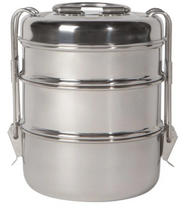 Tiffin-3-Tier Stainless Steel