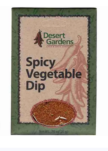 Desert Gardens Spicy Vegetable Dip