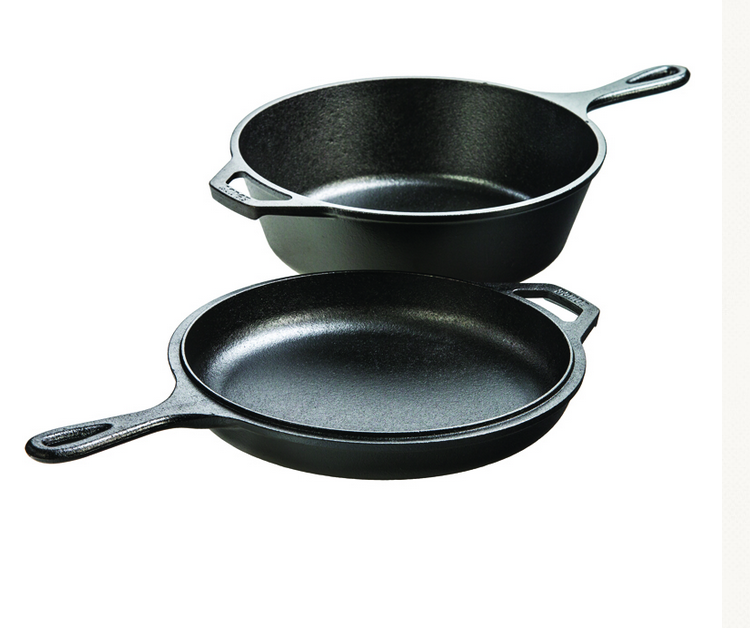 Lodge 3.2 Quart Cast Iron Combo Cooker