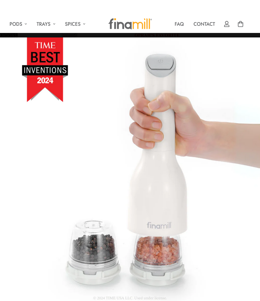 FinaMill Spice Grinder - Soft Cream