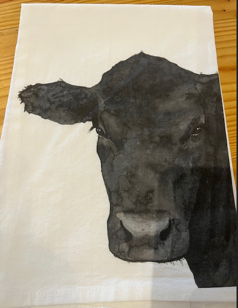 Tea Towel-Angus Cotton Flour Sack