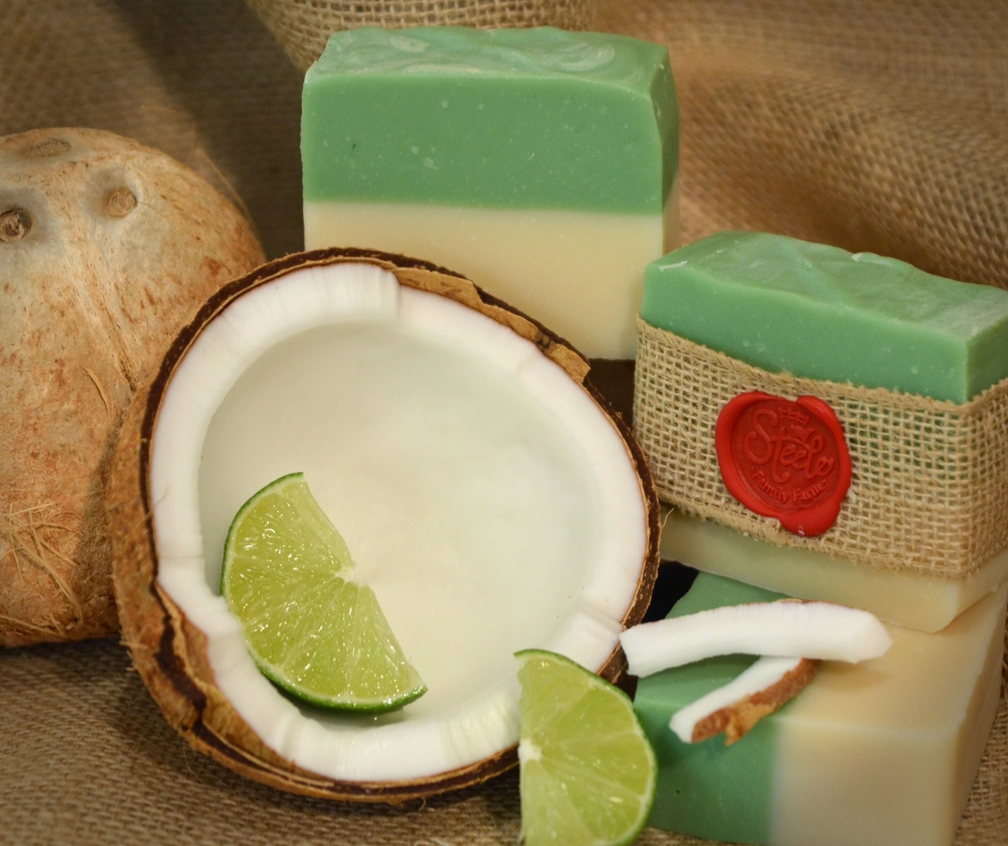 Steele Family Farm-Goat Milk Soap-Coconut Lime