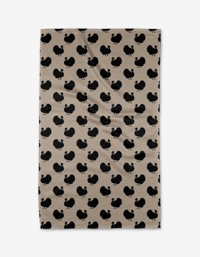 Geometry Gobble Tea Towel