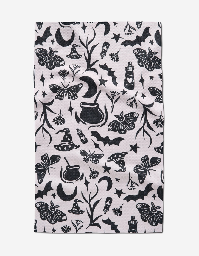 Geometry Moths and Things Tea Towel