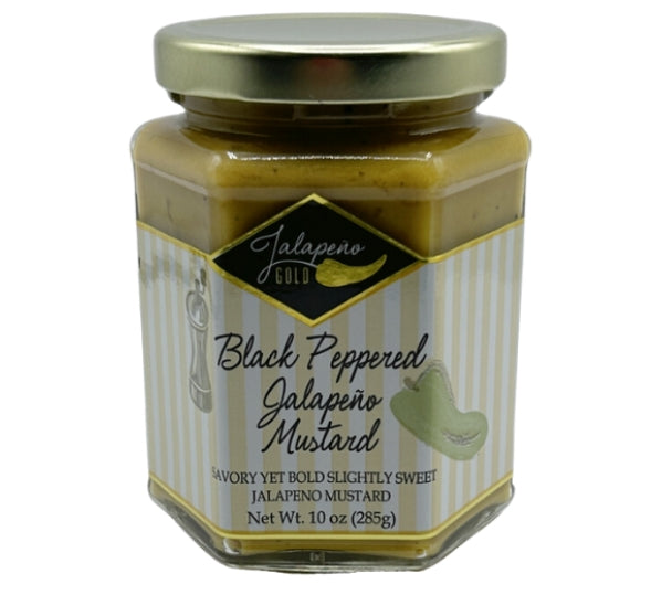 Black Peppered Jalapeño Mustard