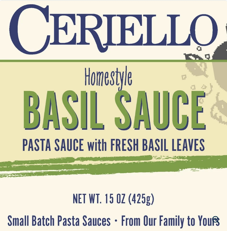Ceriello Homestyle Tomato Basil Sauce