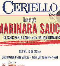 Load image into Gallery viewer, Ceriello Homestyle Marinara Sauce
