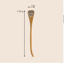 Load image into Gallery viewer, Bamboo Honey Dipper Spoon
