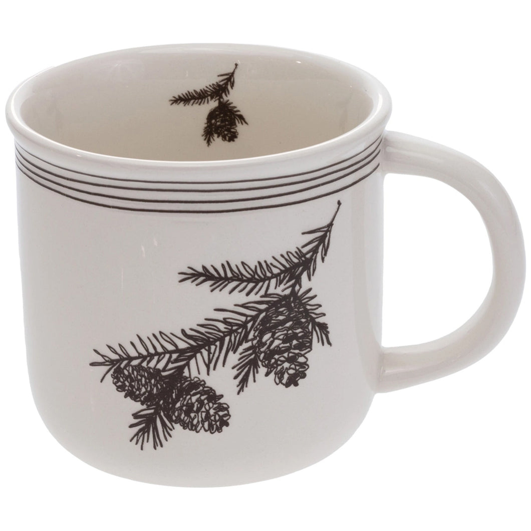 Christmas Ceramic Mug – White Pine