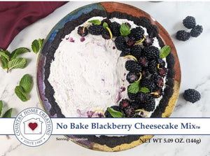 No Bake Blackberry Cheesecake