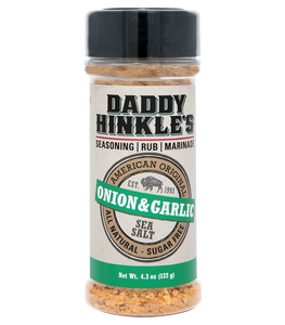 Daddy Hinkle's Onion & Garlic Seasoning Rub 4.3 oz Cast Iron Company