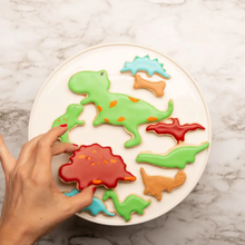 Load image into Gallery viewer, Dinosaur 10 pc Cookie Cutter Set Cast Iron Company
