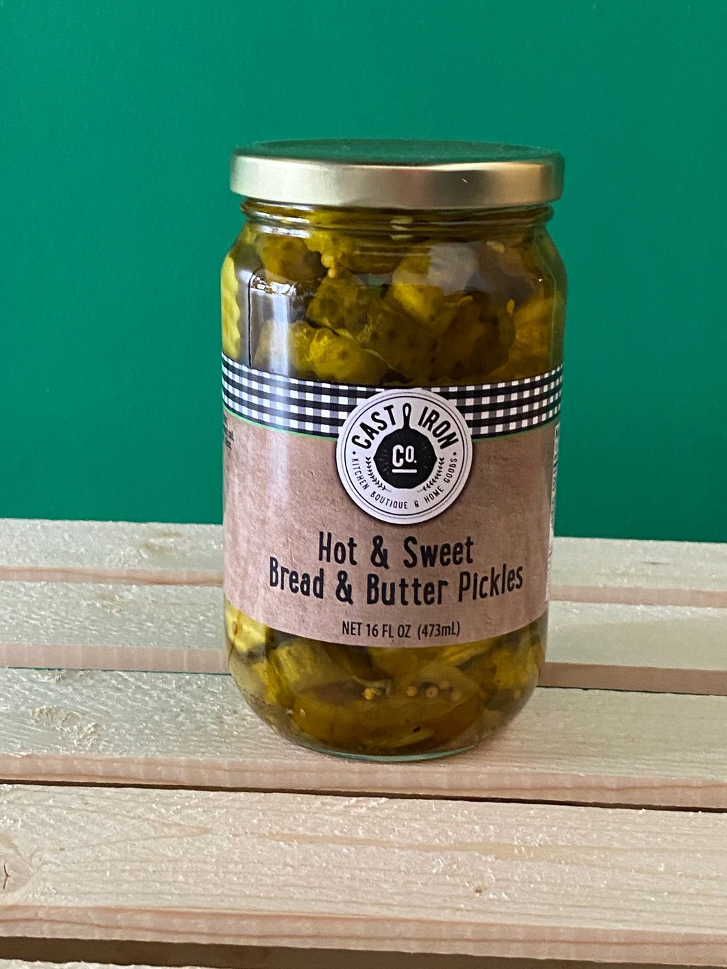 Hot & Sweet Bread & Butter Pickles Cast Iron Company