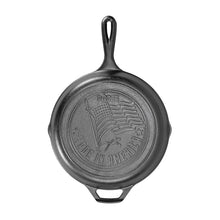 Load image into Gallery viewer, 10.25 Inch Seasoned Cast Iron American Flag Skillet
