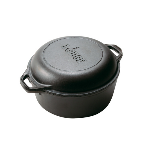 Lodge 5 Quart Double Dutch Oven Cast Iron Company