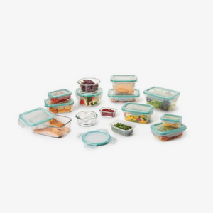 30 Piece Smart Seal Glass & Plastic Container Set