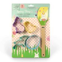 Load image into Gallery viewer, Spring Fling Cookie Cutter &amp; Spatula Set
