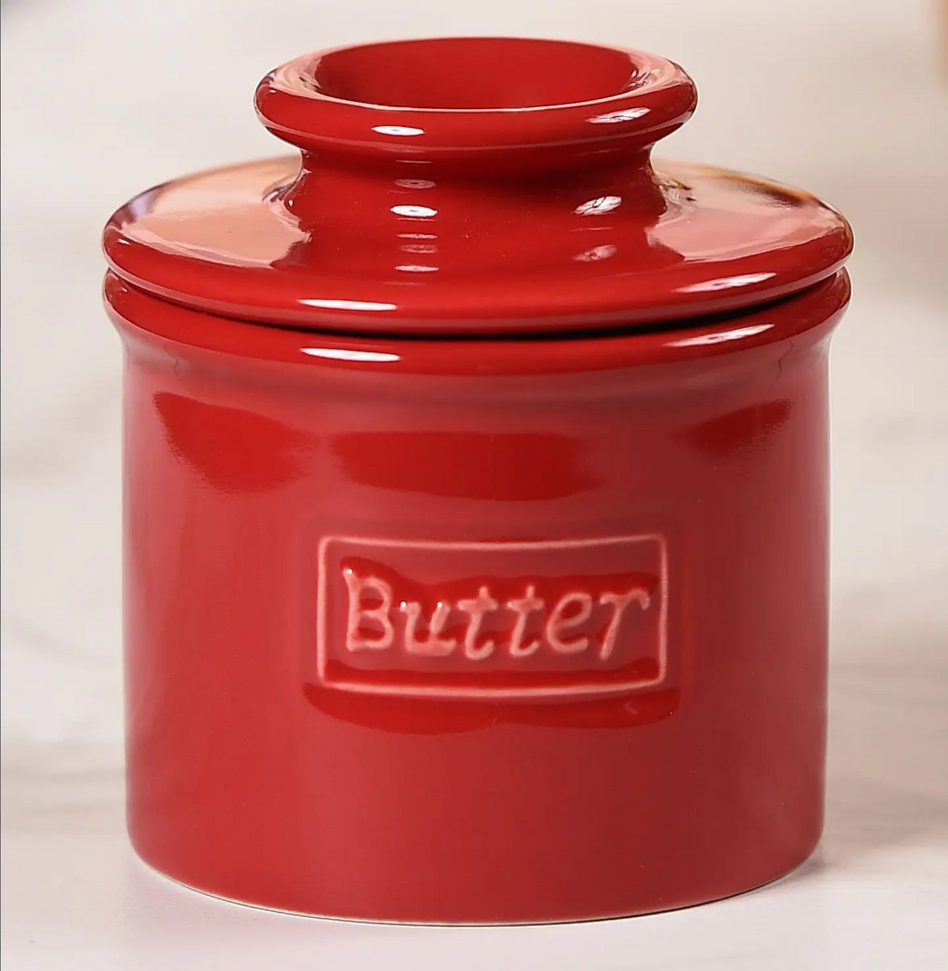 Café Matte Collection Butter Bell Crock