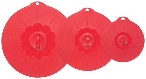 Silicone Suction Lid (Set of 3) Cast Iron Company