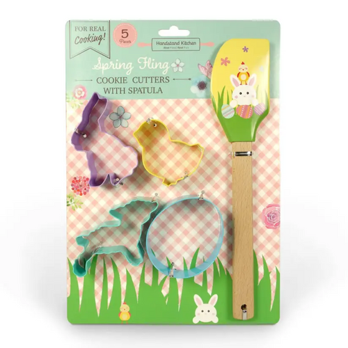 Spring Fling Cookie Cutter & Spatula Set Cast Iron Company