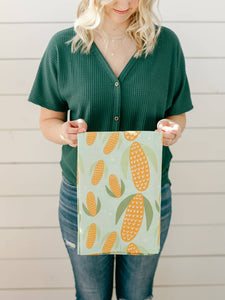 Summertime Corn Full Pattern - Flour Sack Towel