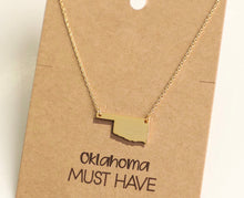 Load image into Gallery viewer, Oklahoma State Necklace
