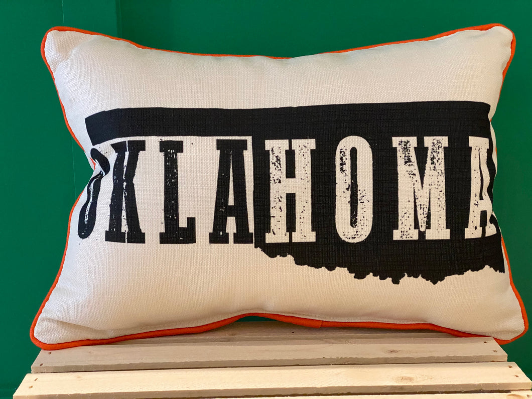 Okla-Homa Pillow