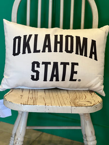 Grunge Oklahoma State Pillow